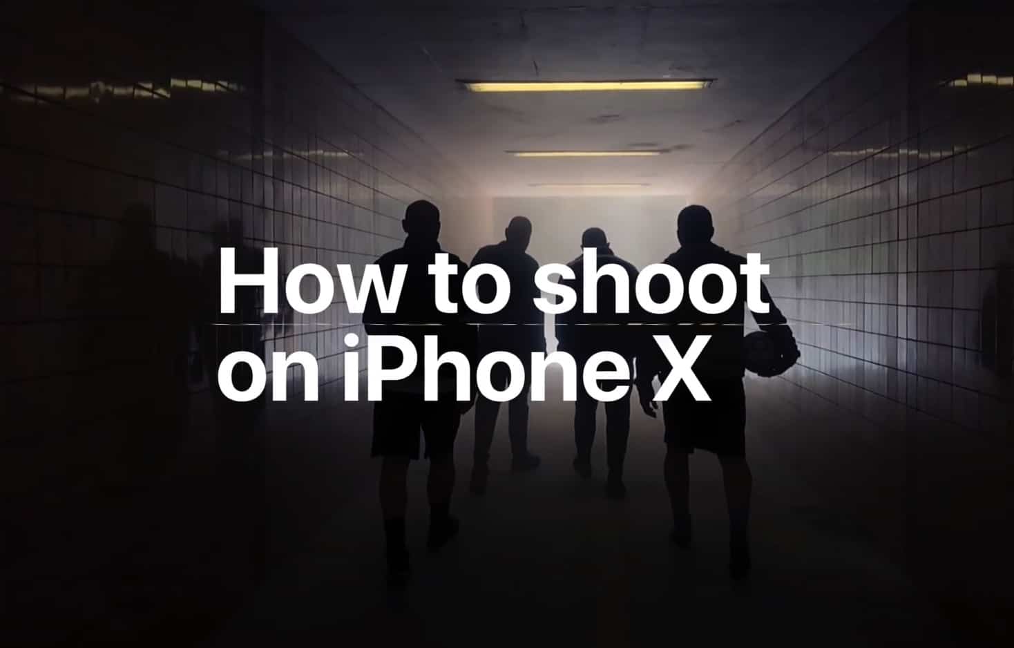 shoot on iPhone X