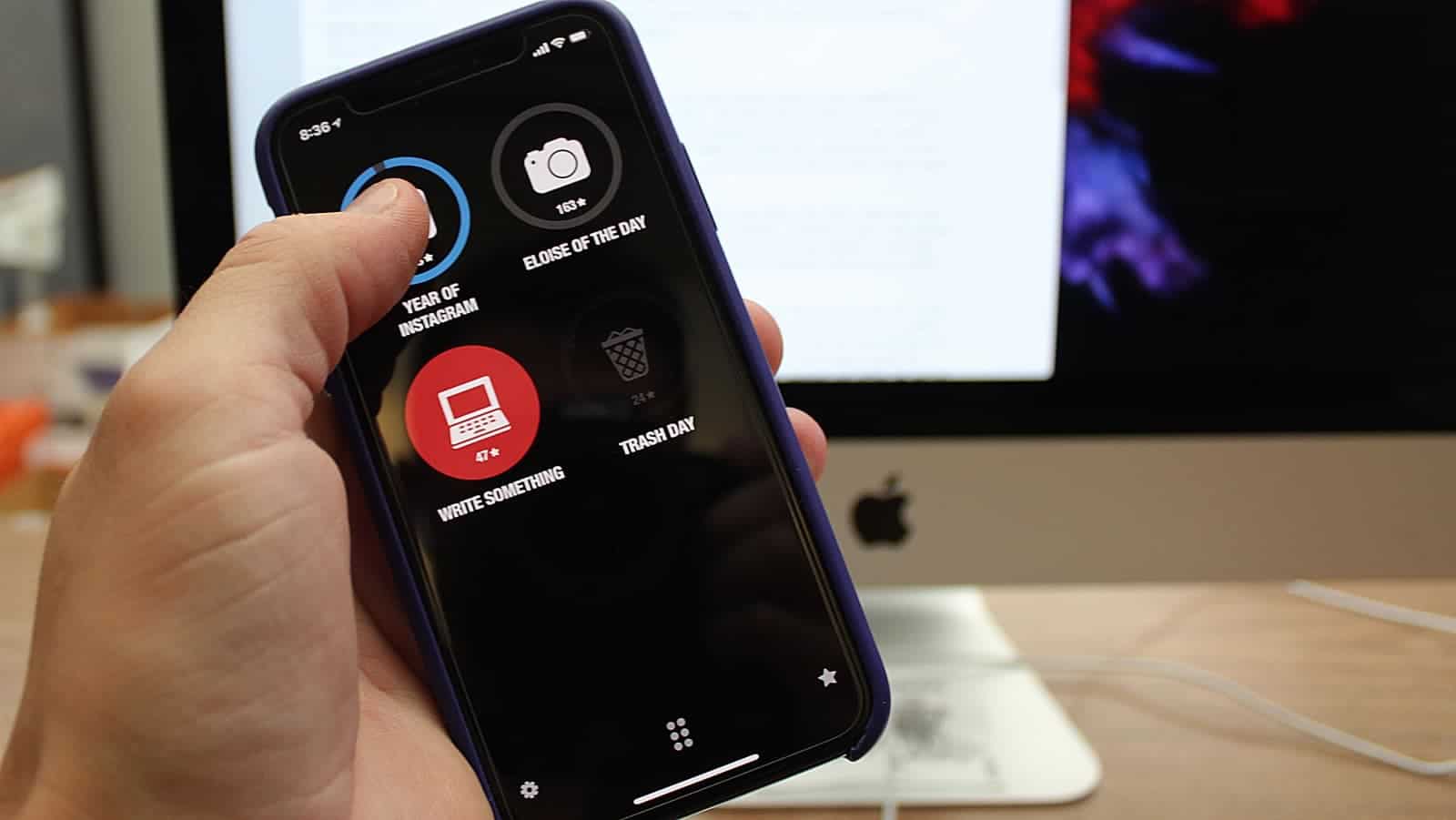 Streaks app completing tasks