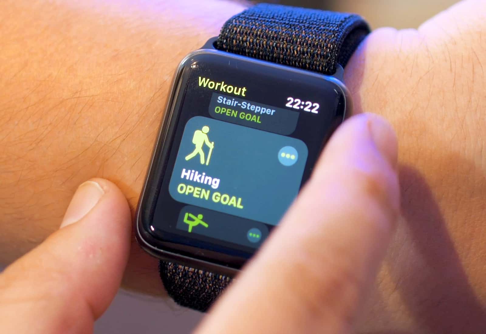 Apple watch workout