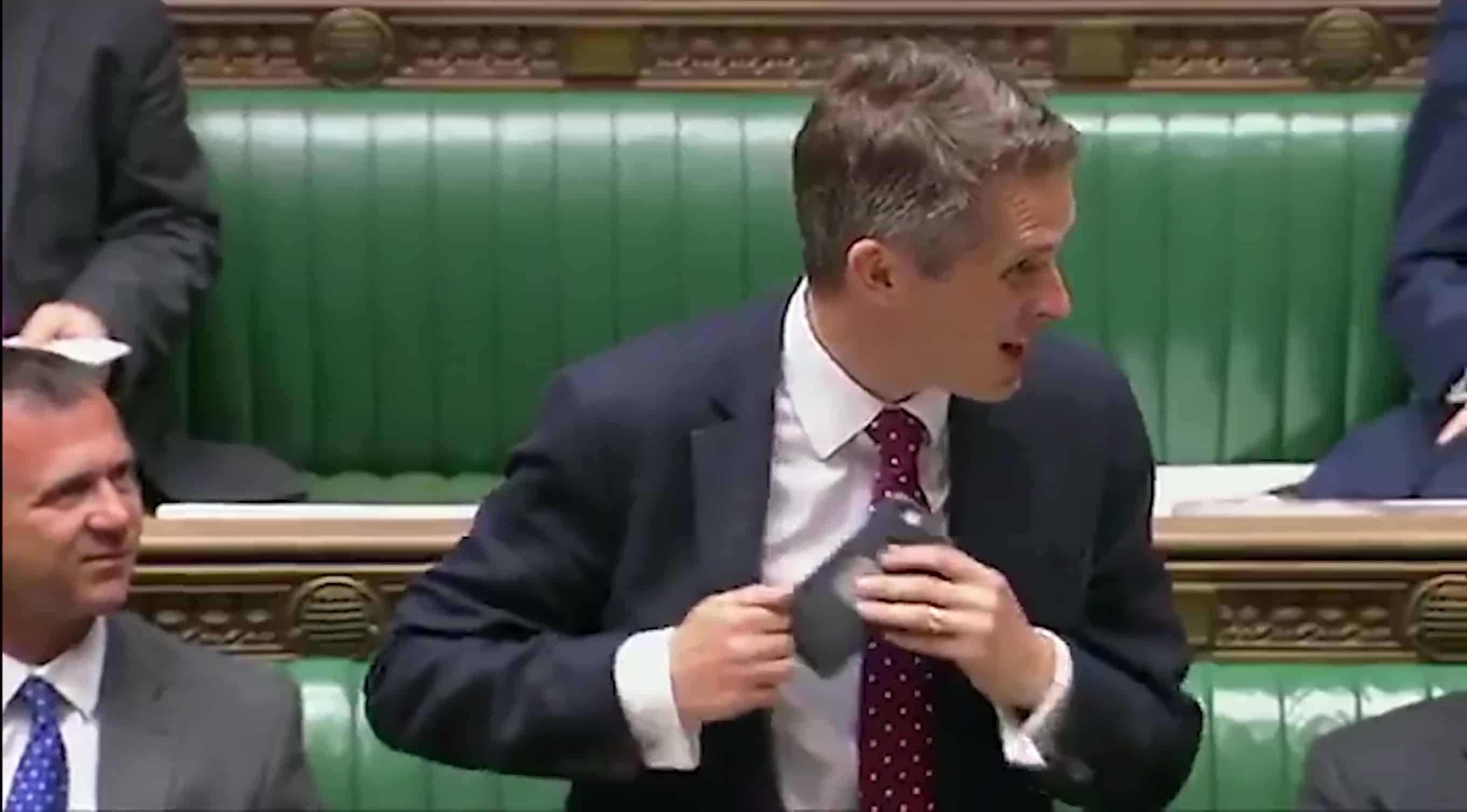 Siri chimed in when the UK's Defense Minister was speaking to Parliament.