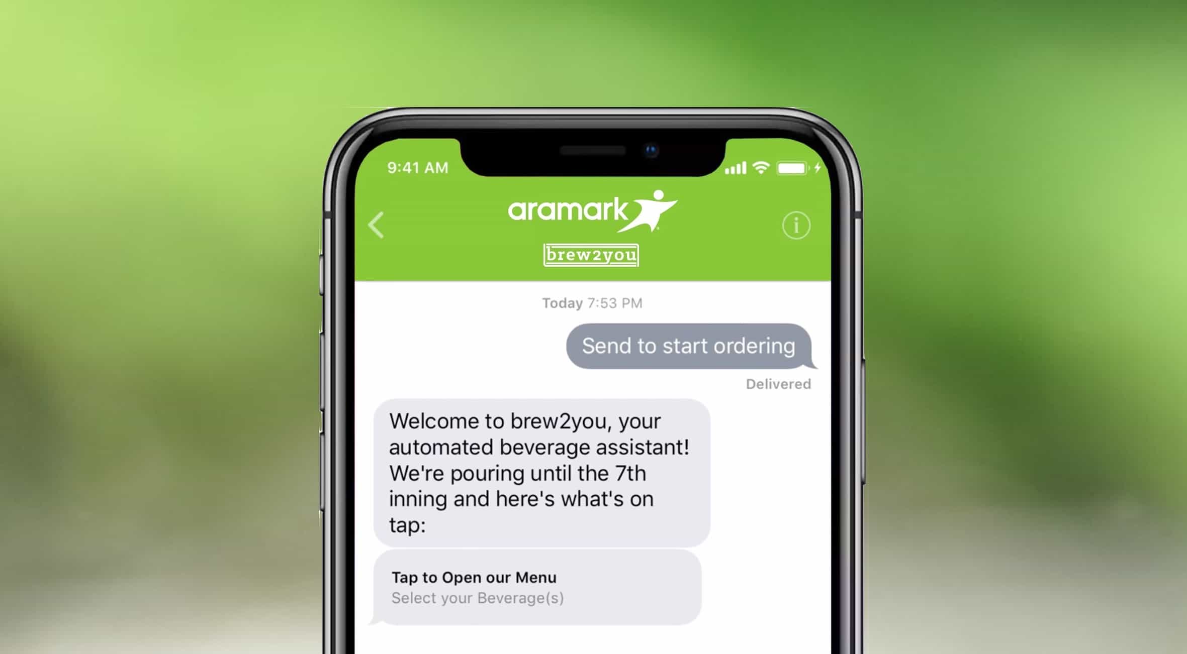 It's the fullfillment of many a baseball fan's dreams: beer by text.