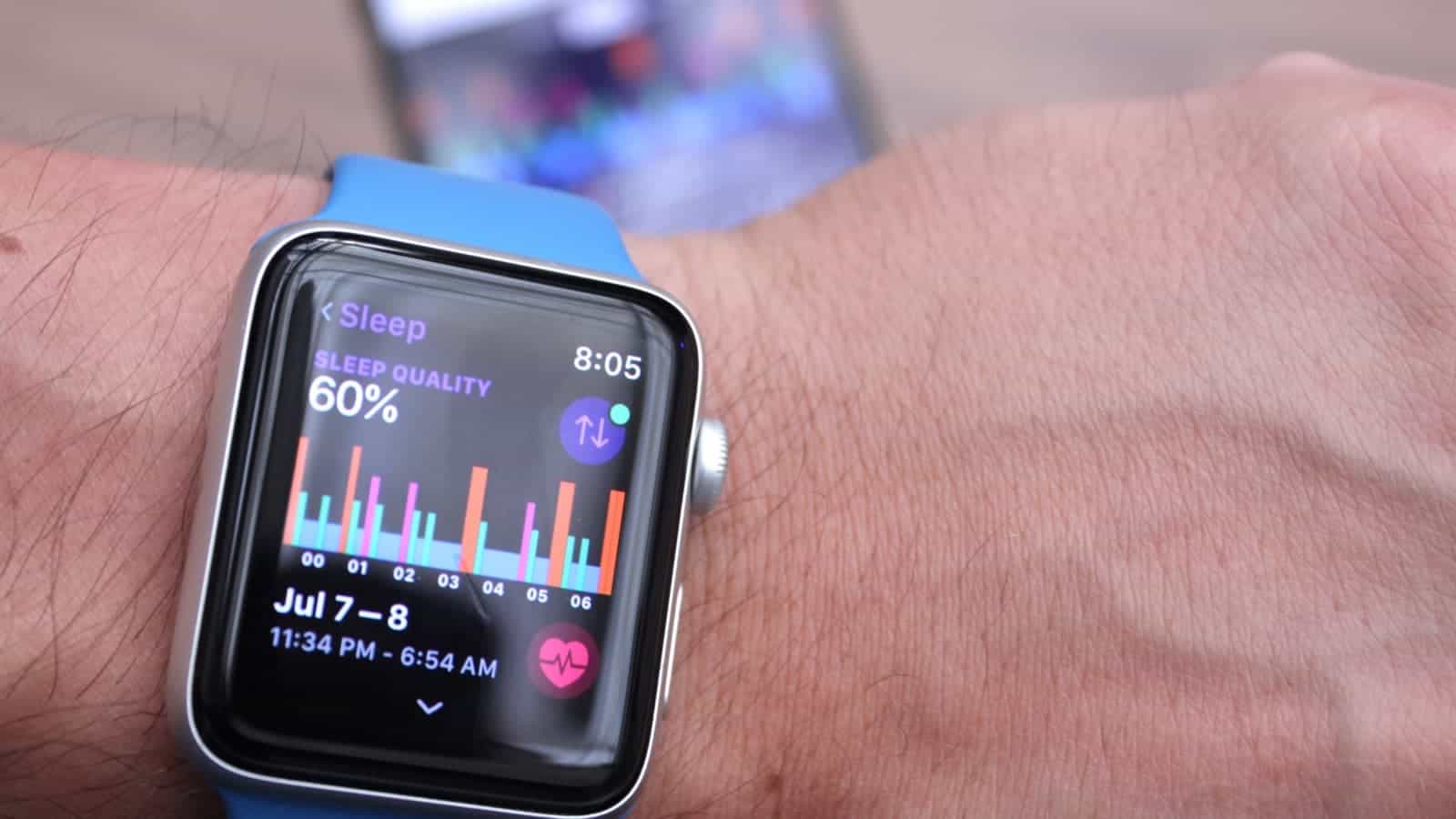 Pillow on Apple Watch report