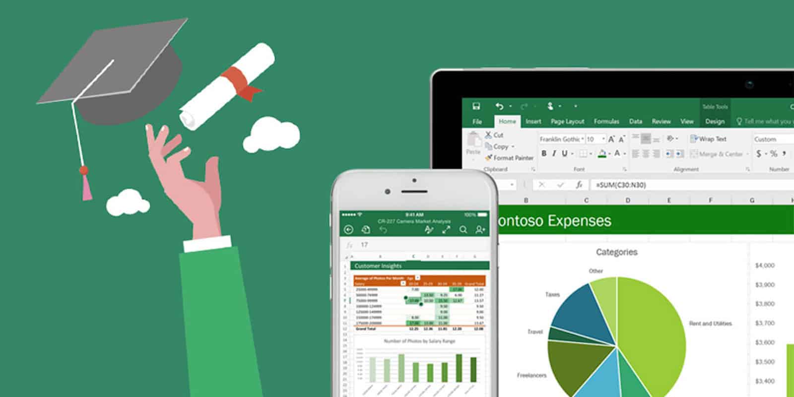 Score a comprehensive education and certification in Microsoft Excel.
