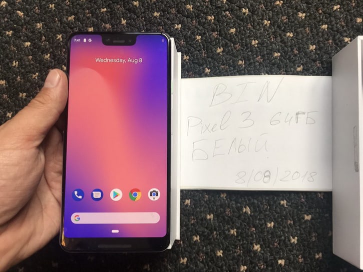 Google Pixel 3 XL leak