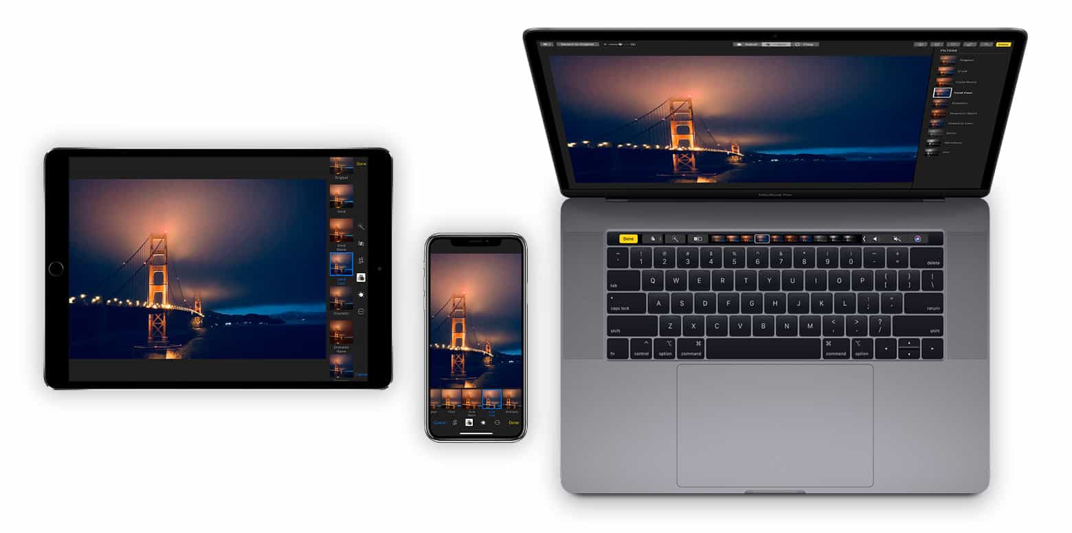 Apple Photos app on iOS or macOS