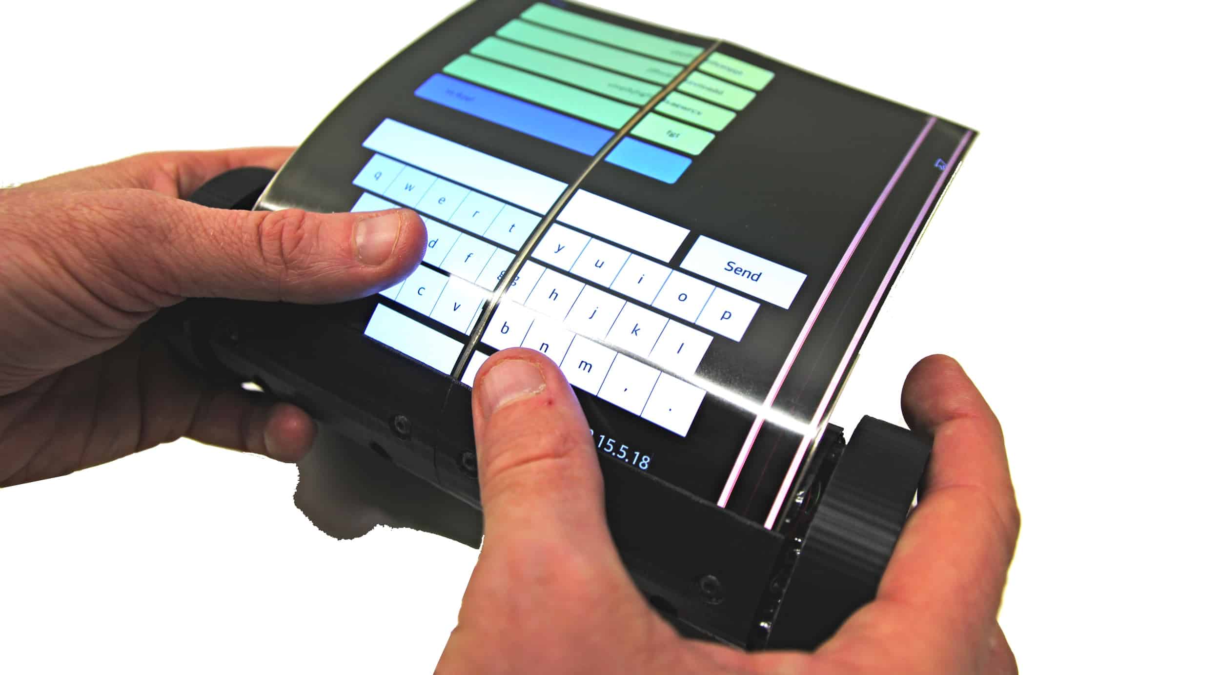 The MagicScroll is a tablet with a display flexible enough to roll into a cylinder.