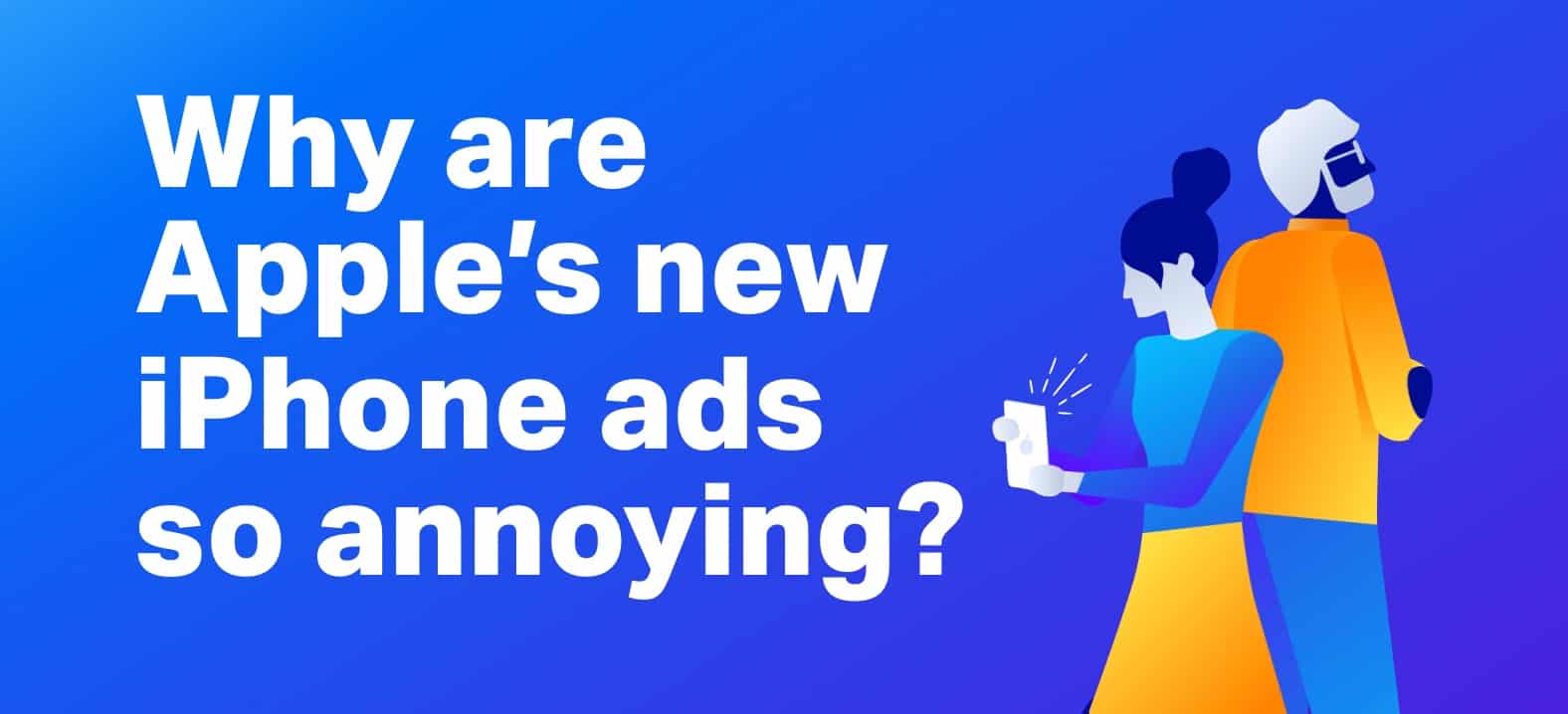 What you think of recent iPhone ads depends heavily on when you were born.