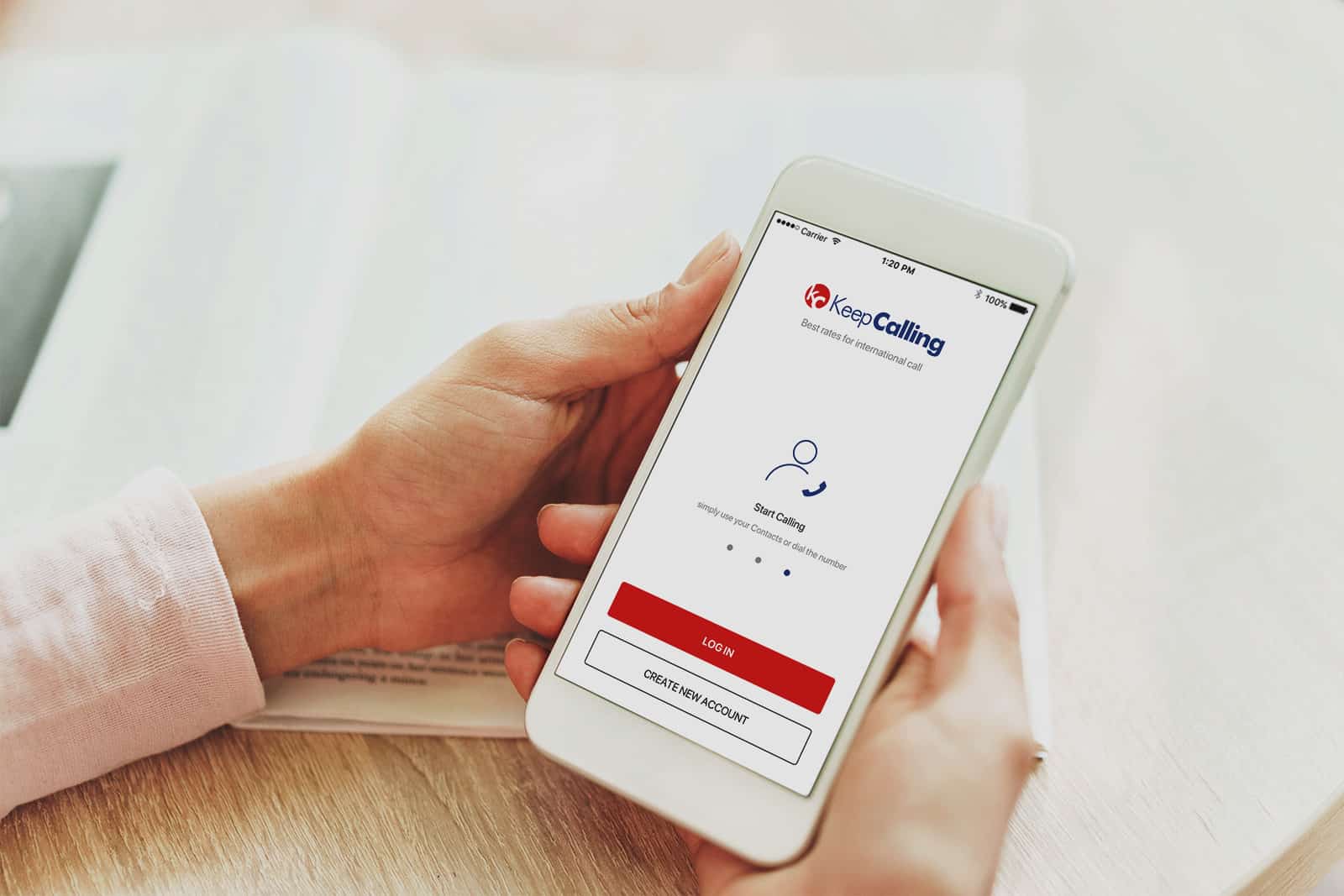 With KeepCalling, it's easy to make affordable international calls from your smartphone, landline or even a pay phone.