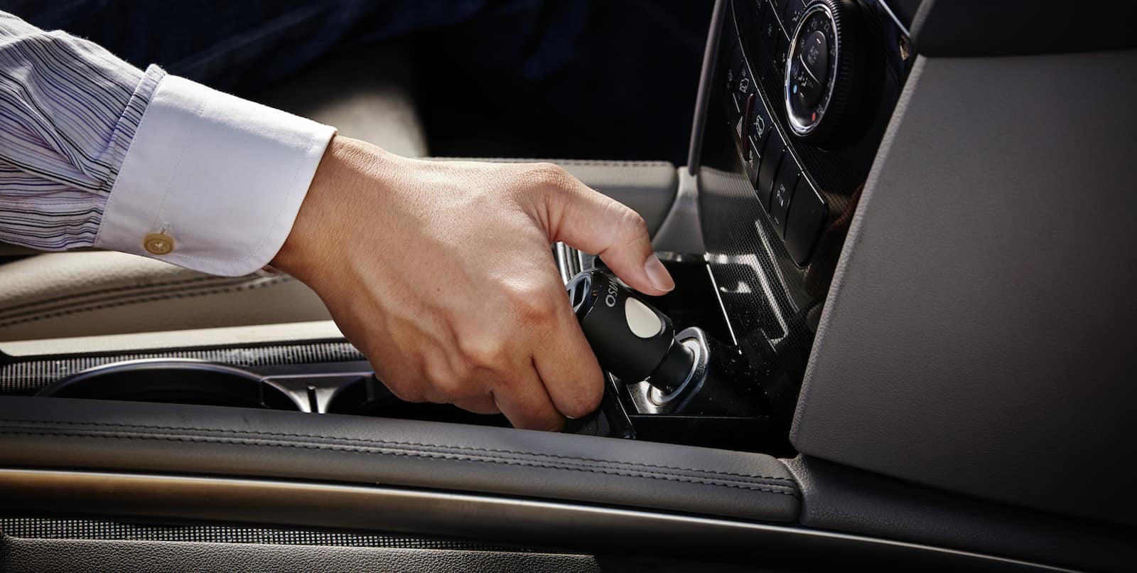 This dual USB charger can also keep track of your location and alert loved ones in case of an accident.