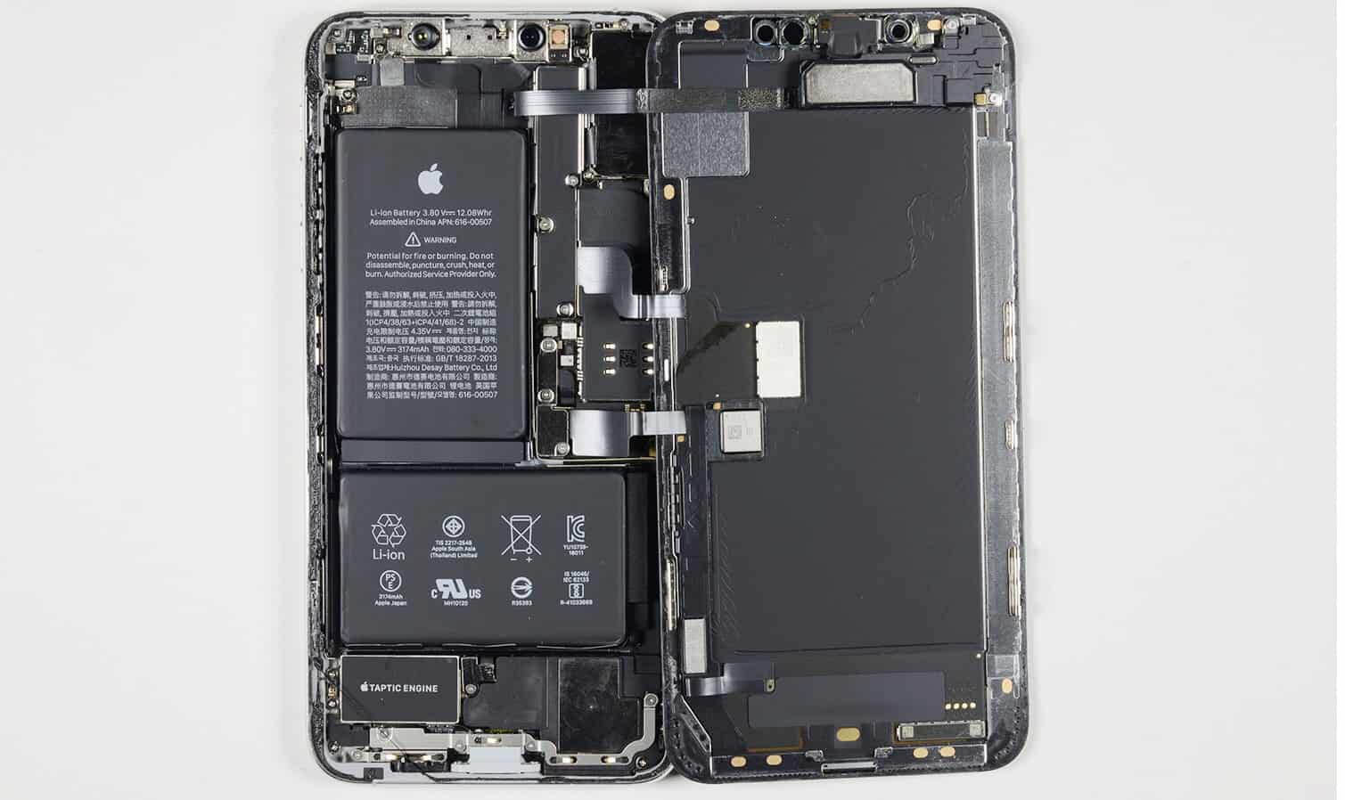 Open the iPhone XS Max and you'll see just $443 worth of components.