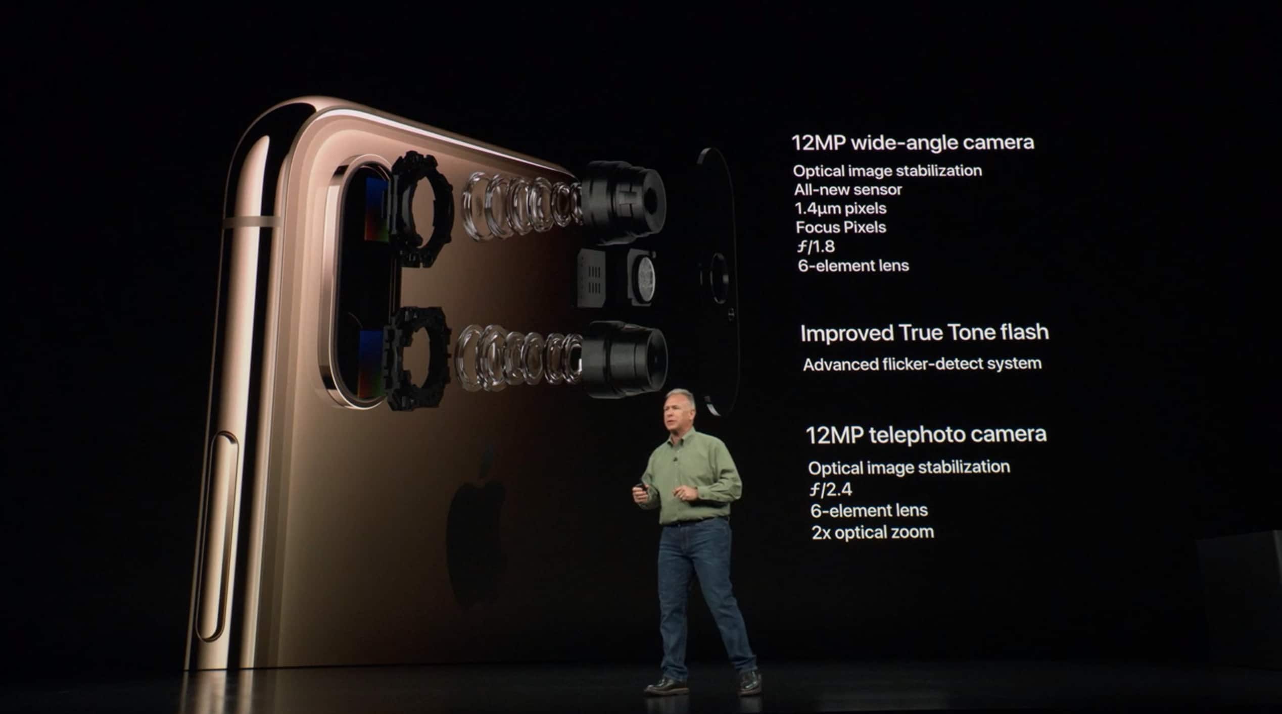 iPhone Xs cameras