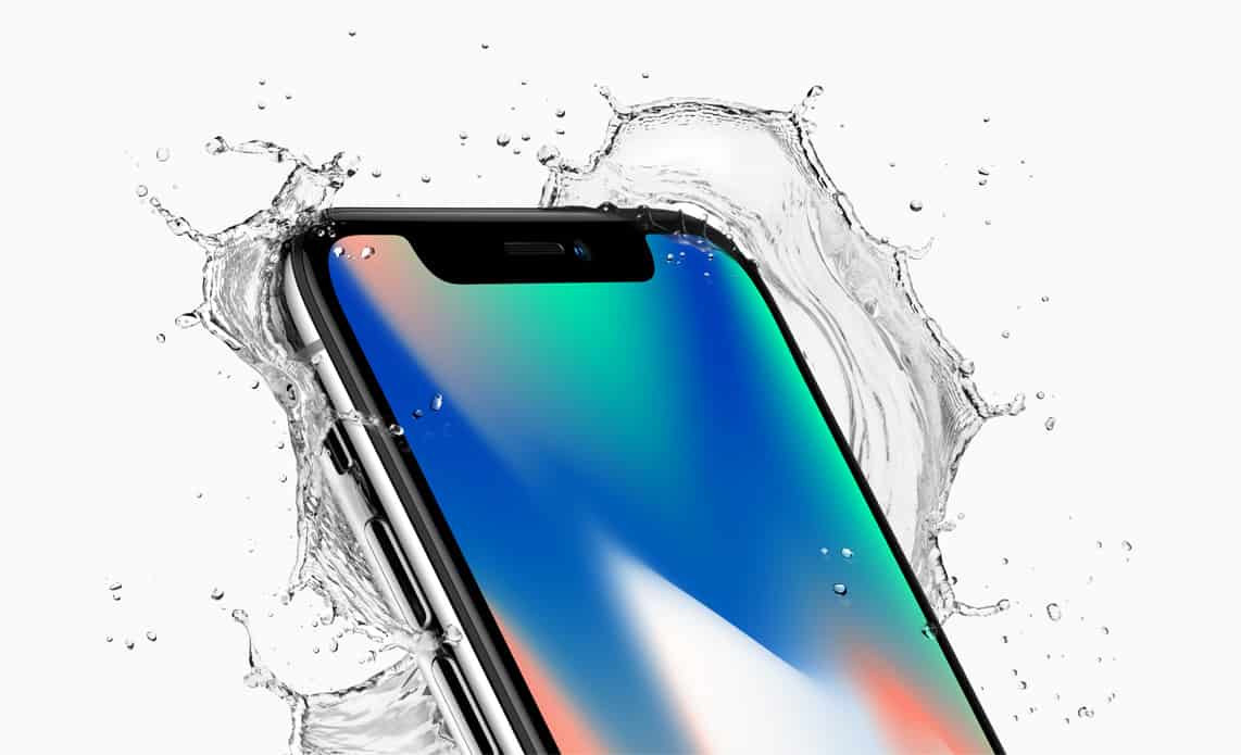 iPhone-X-water