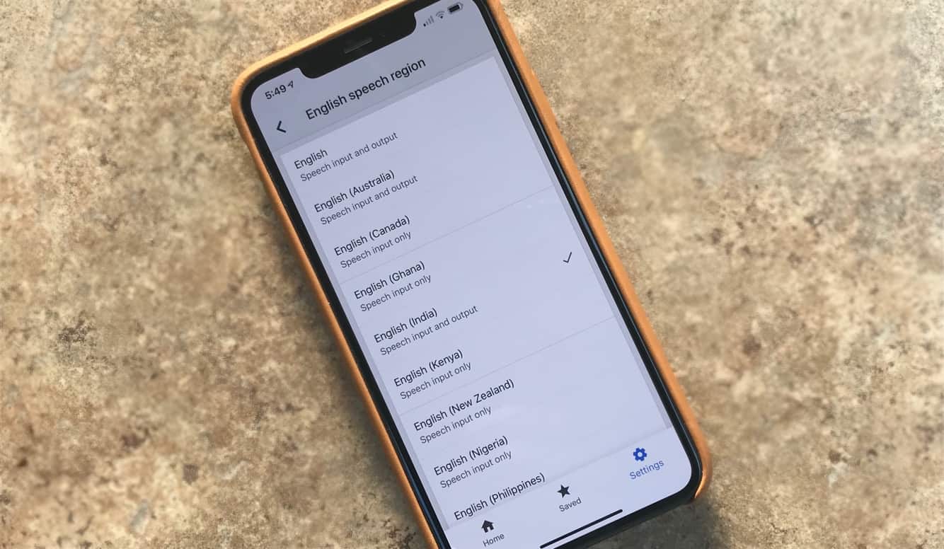 Google Translate can speak in a variety of accents. And it's not just English.