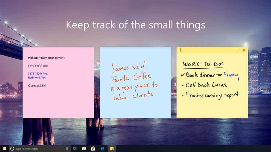 Microsoft Sticky Notes