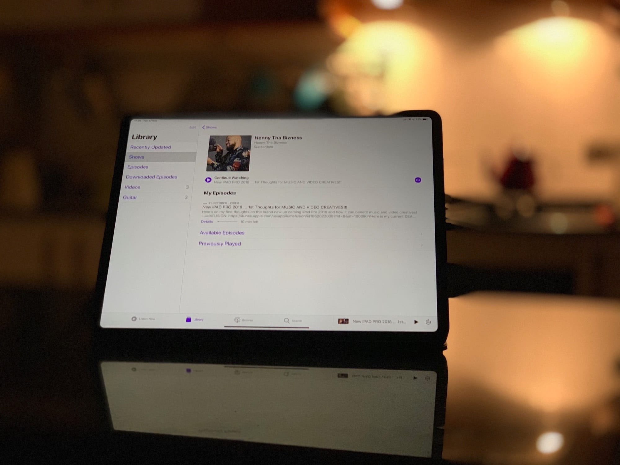 Turn any YouTube channel into a proper video podcast with PodSync.
