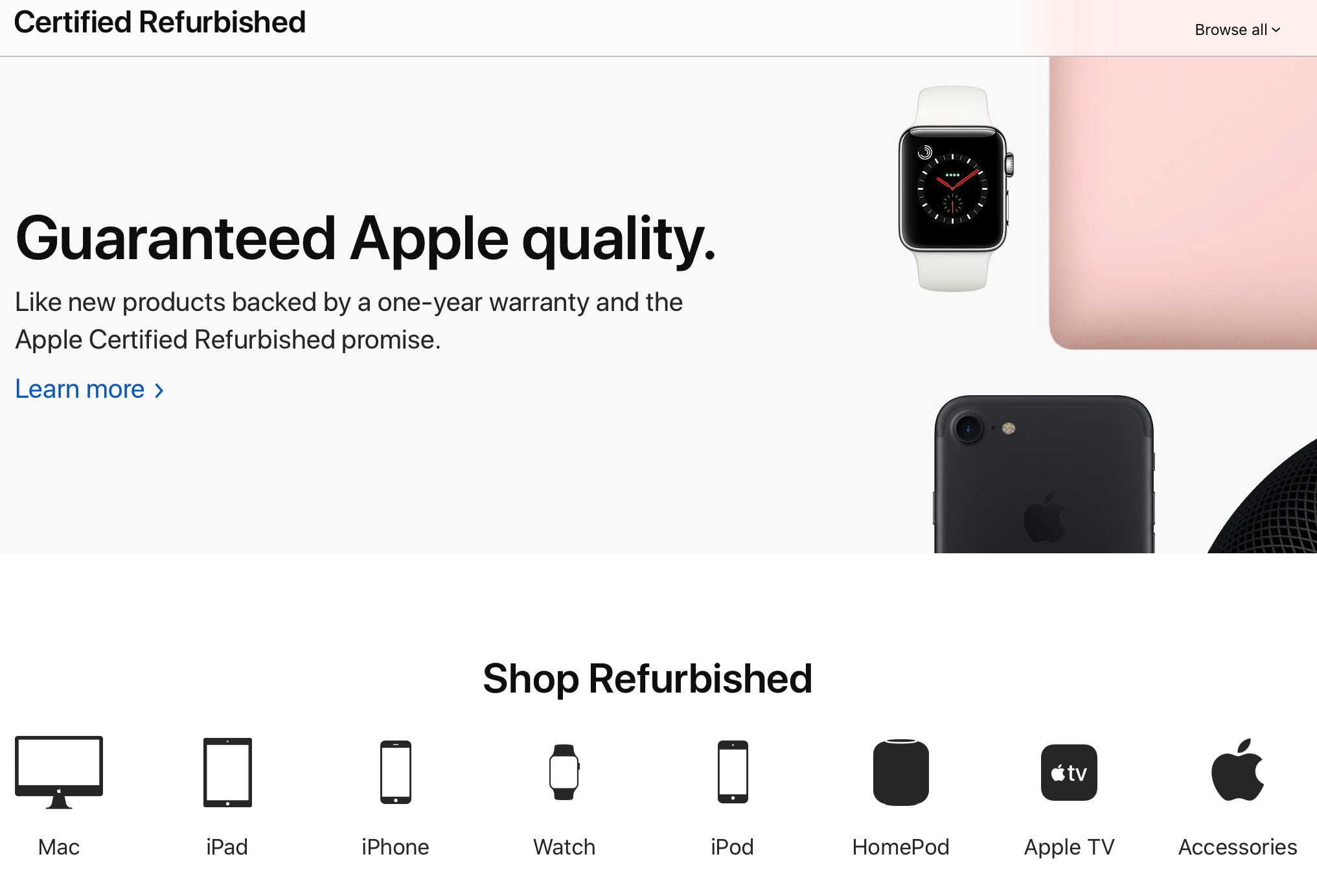 Apple refurbished