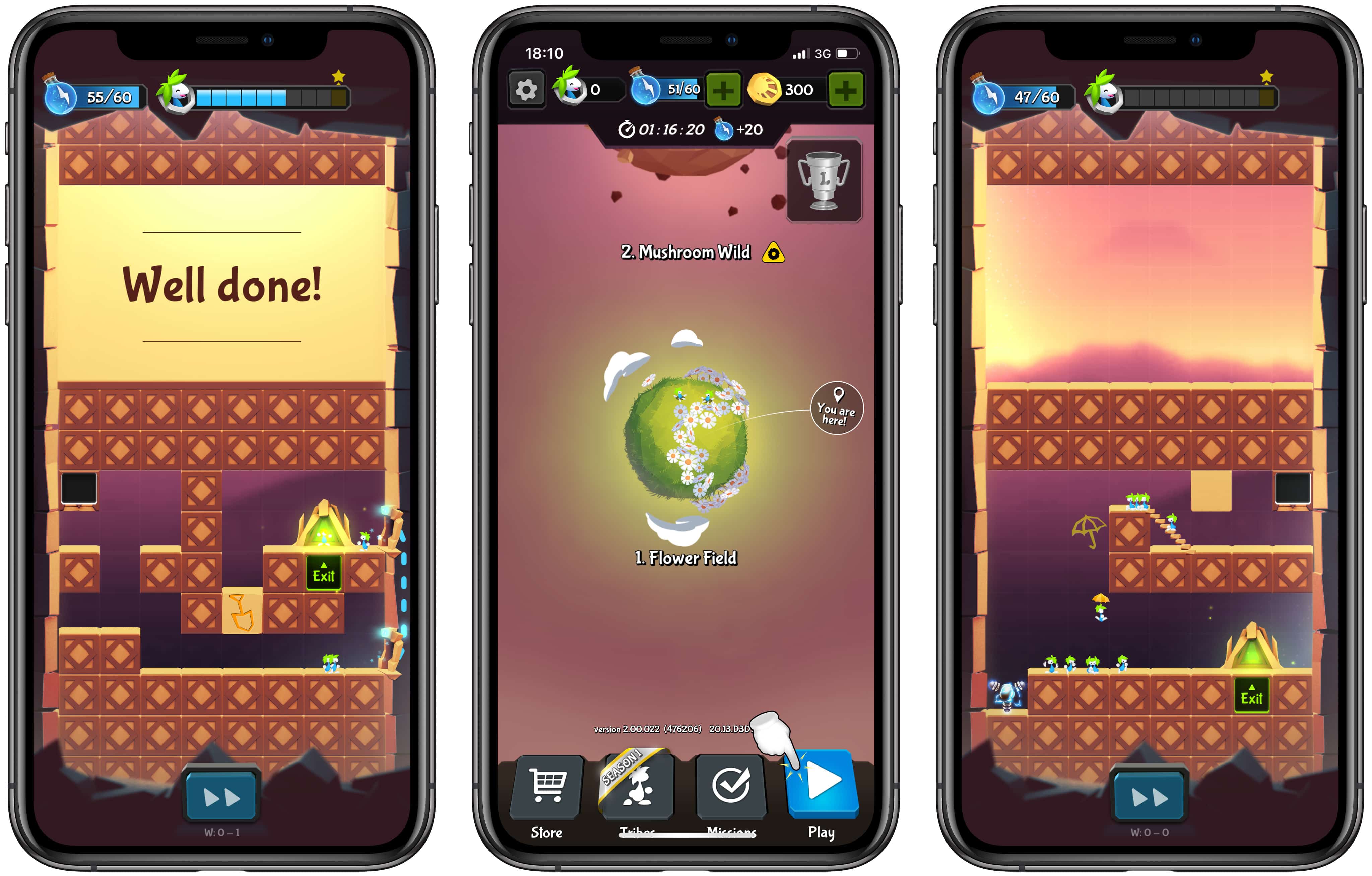 Lemmings on iPhone