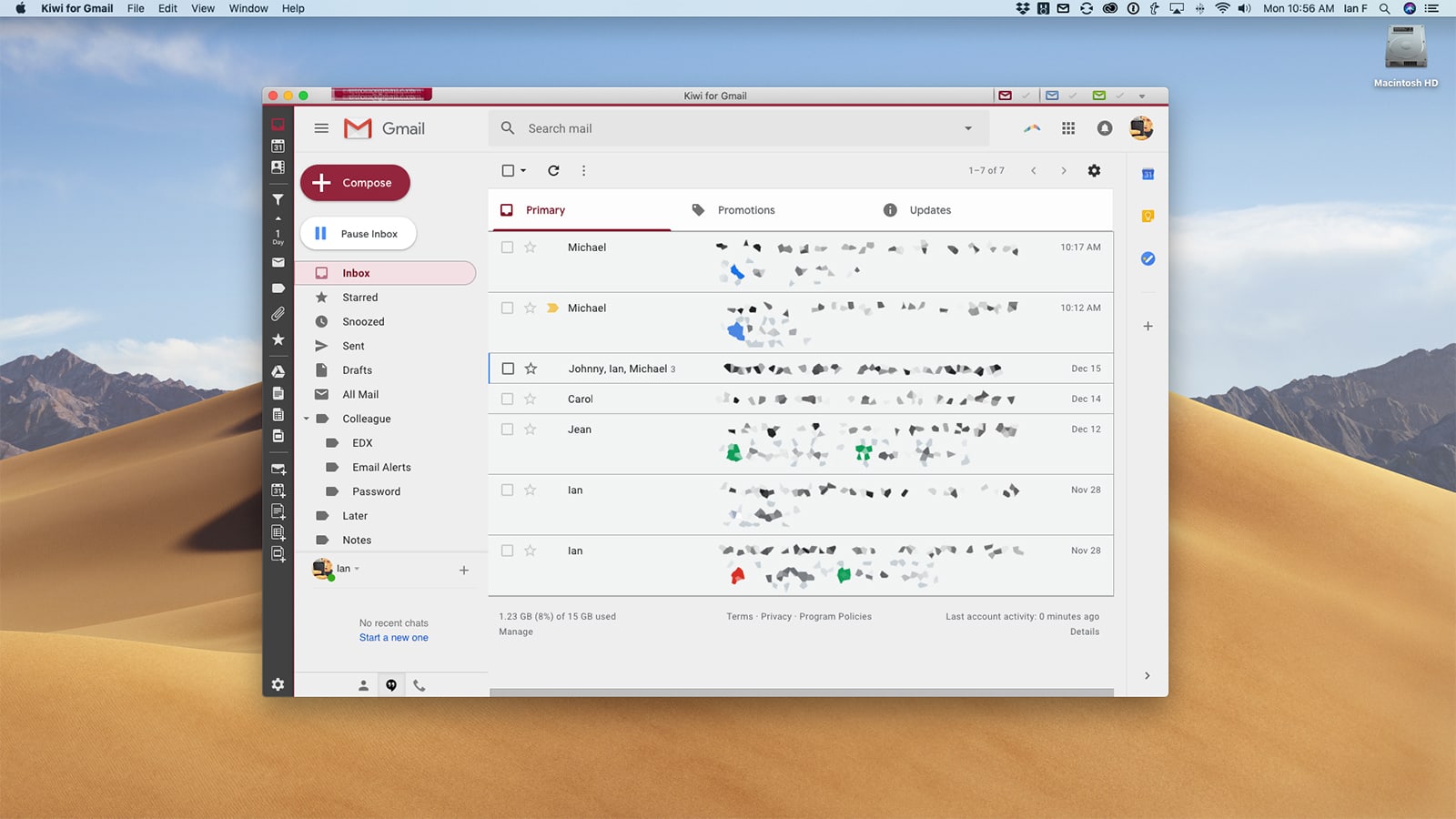Kiwi for Gmail on macOS. If you use Gmail, you should be using Kiwi on your Mac (or Windows PC).