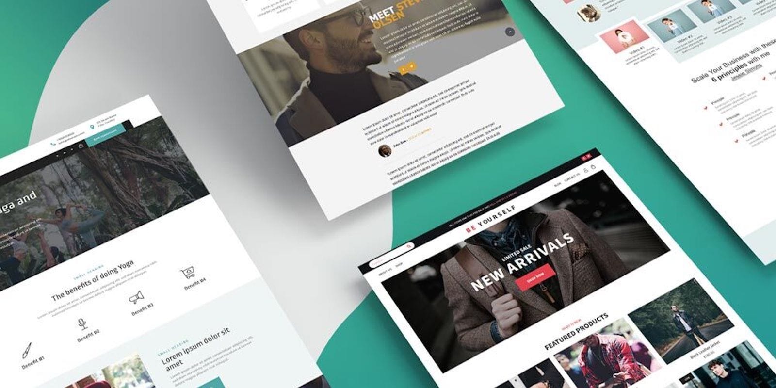 Whatever you need a website for, you can build it without any previous web design skills.