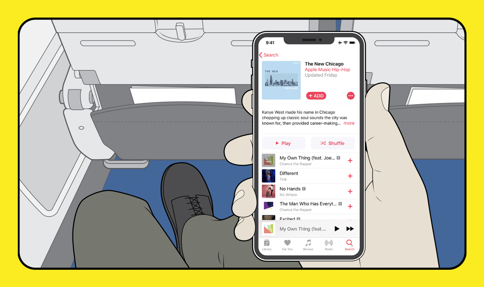 Apple Music on American Airlines