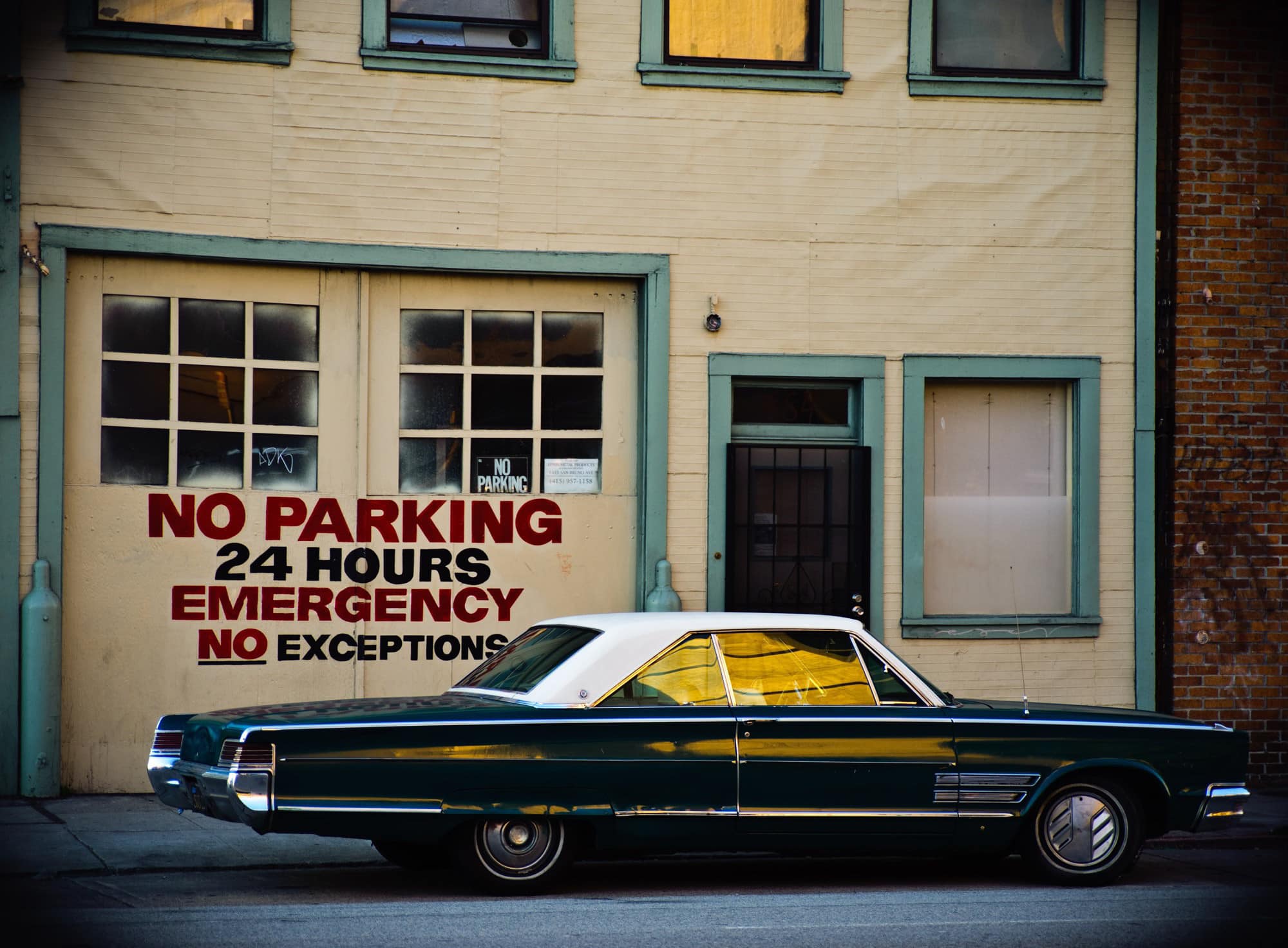 This parking garage could totally have a band inside.