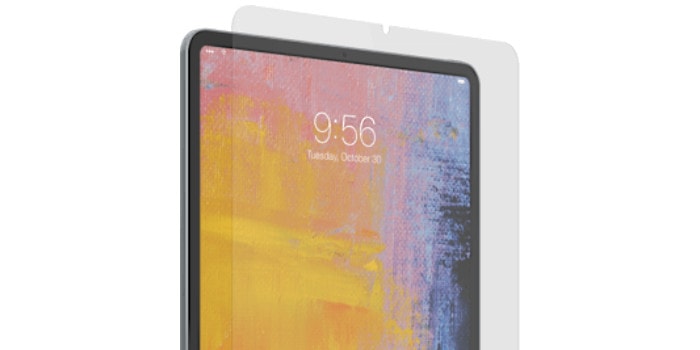The touchscreen in the new iPad Pro sometimes becomes less responsive under a glass screen protector.