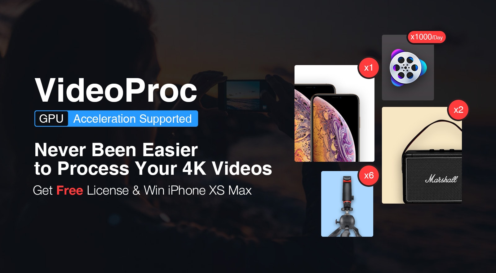 With VideoProc, you can process video quickly and easily.
