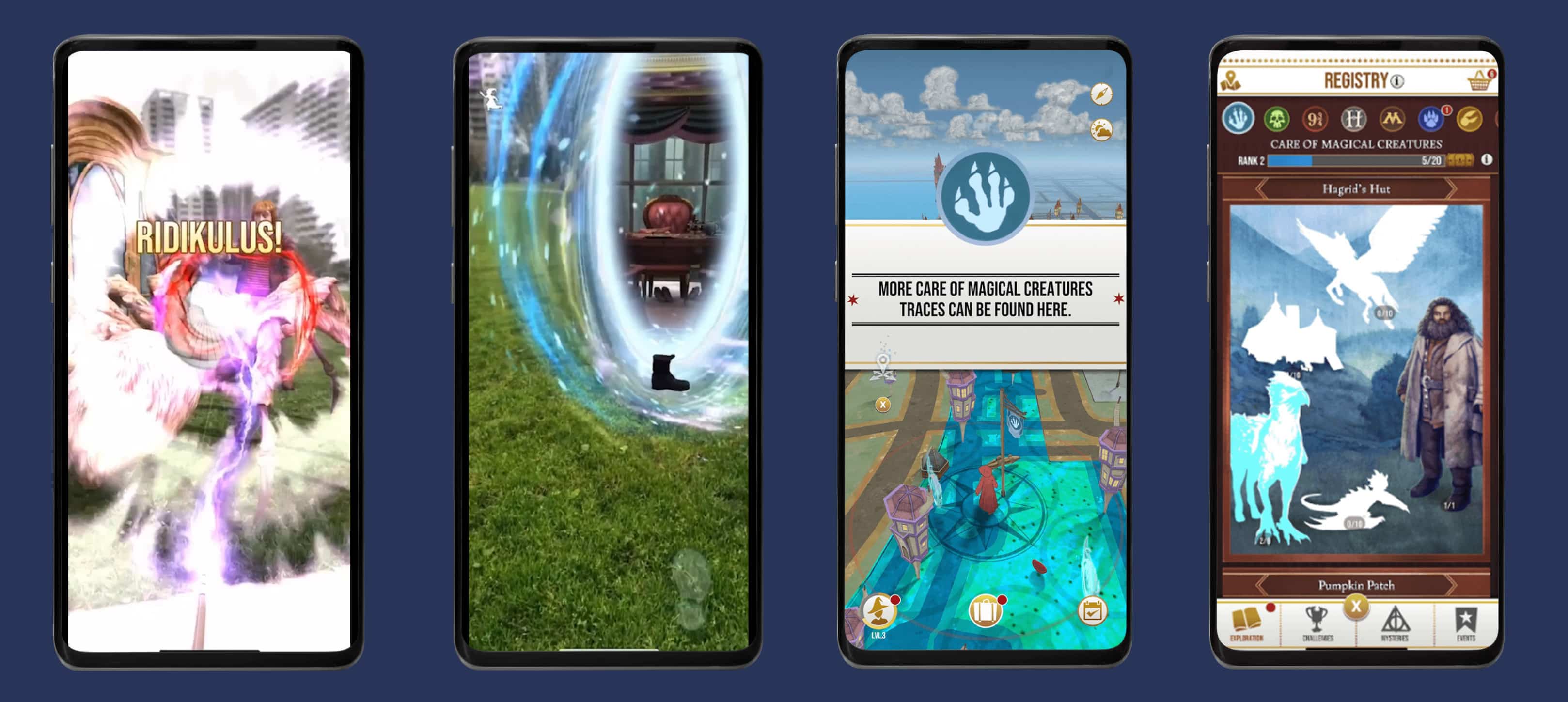 The wizard world and the muggle world mix in Harry Potter: Wizards Unite.