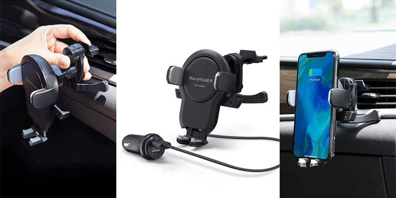 This pair of discounted devices bring wireless charging to your home, office, and car.