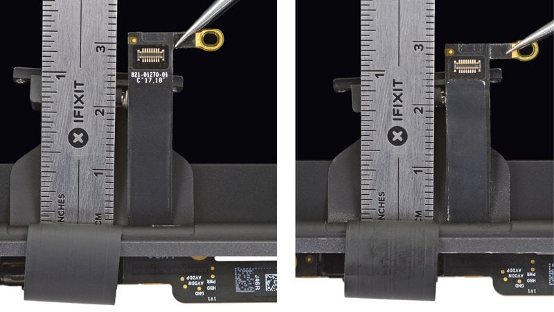 MacBook Pro 2018 display cables