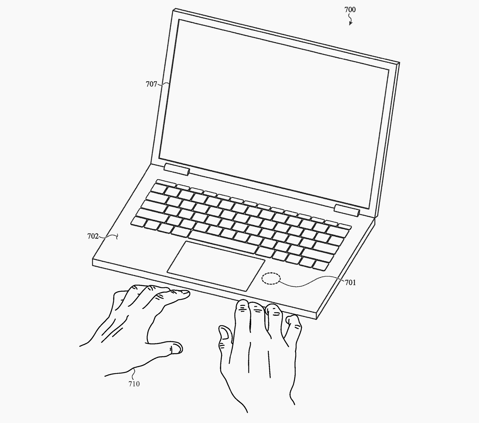 MacBook biosensor