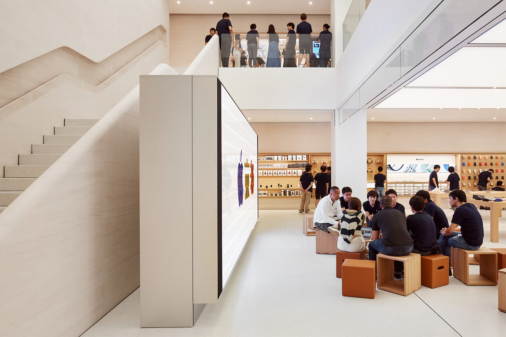Apple Store video wall
