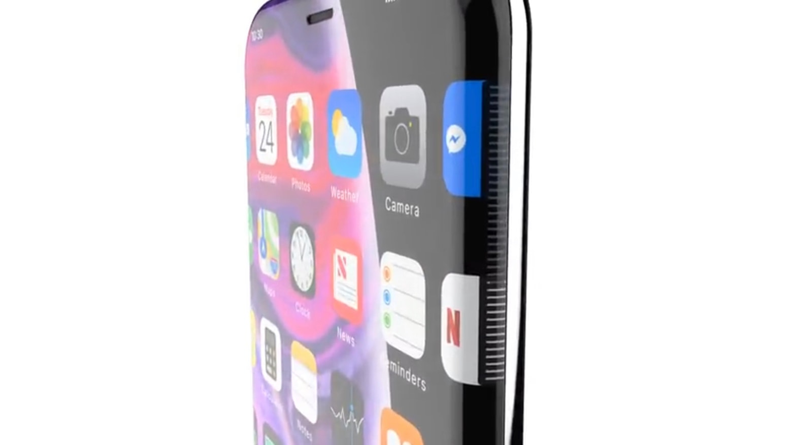 Check out a proposed iPhone XII with a screen that curves around all four edges.