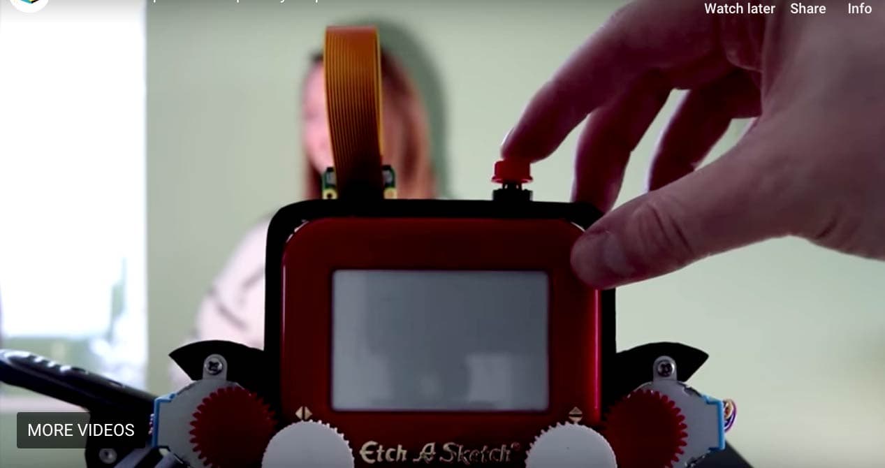 Hacked Etch A Sketch