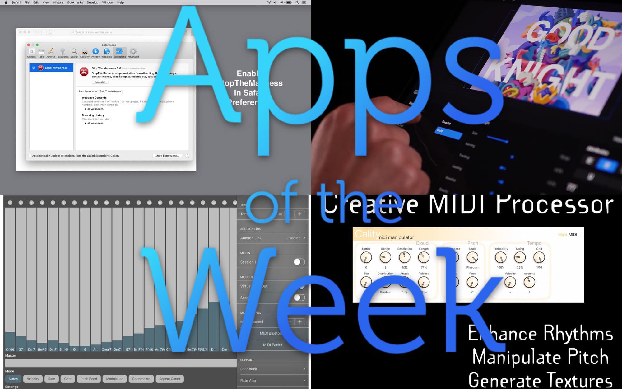 Music, gift cards, text, and privacy — what a mix we have this week.