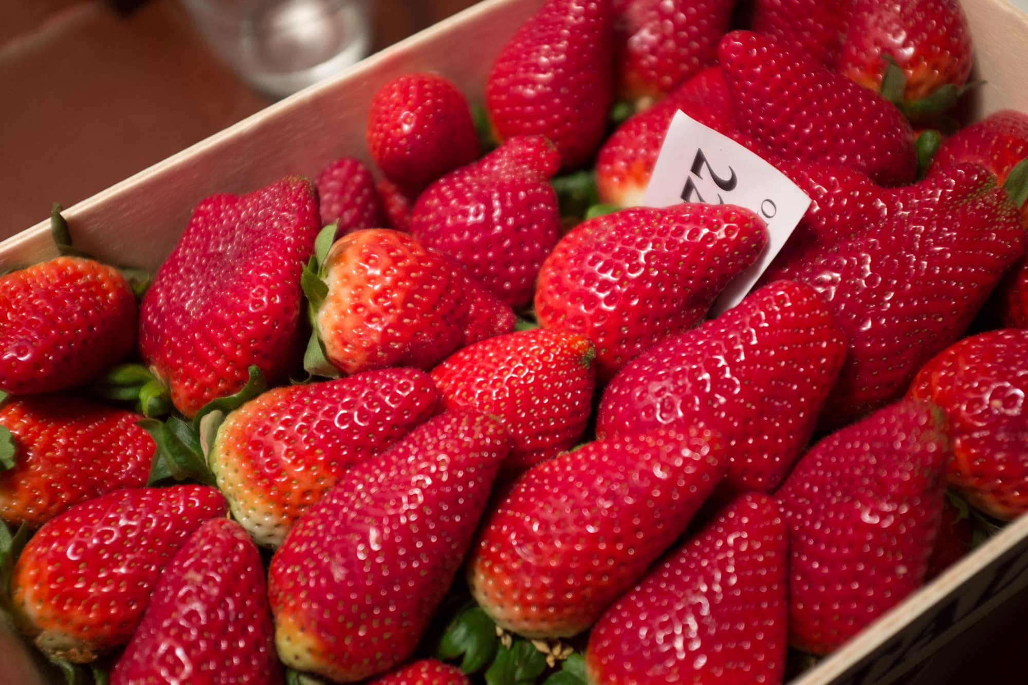 I couldn’t find any photos of grapes, so here’s a bunch of strawberries instead.