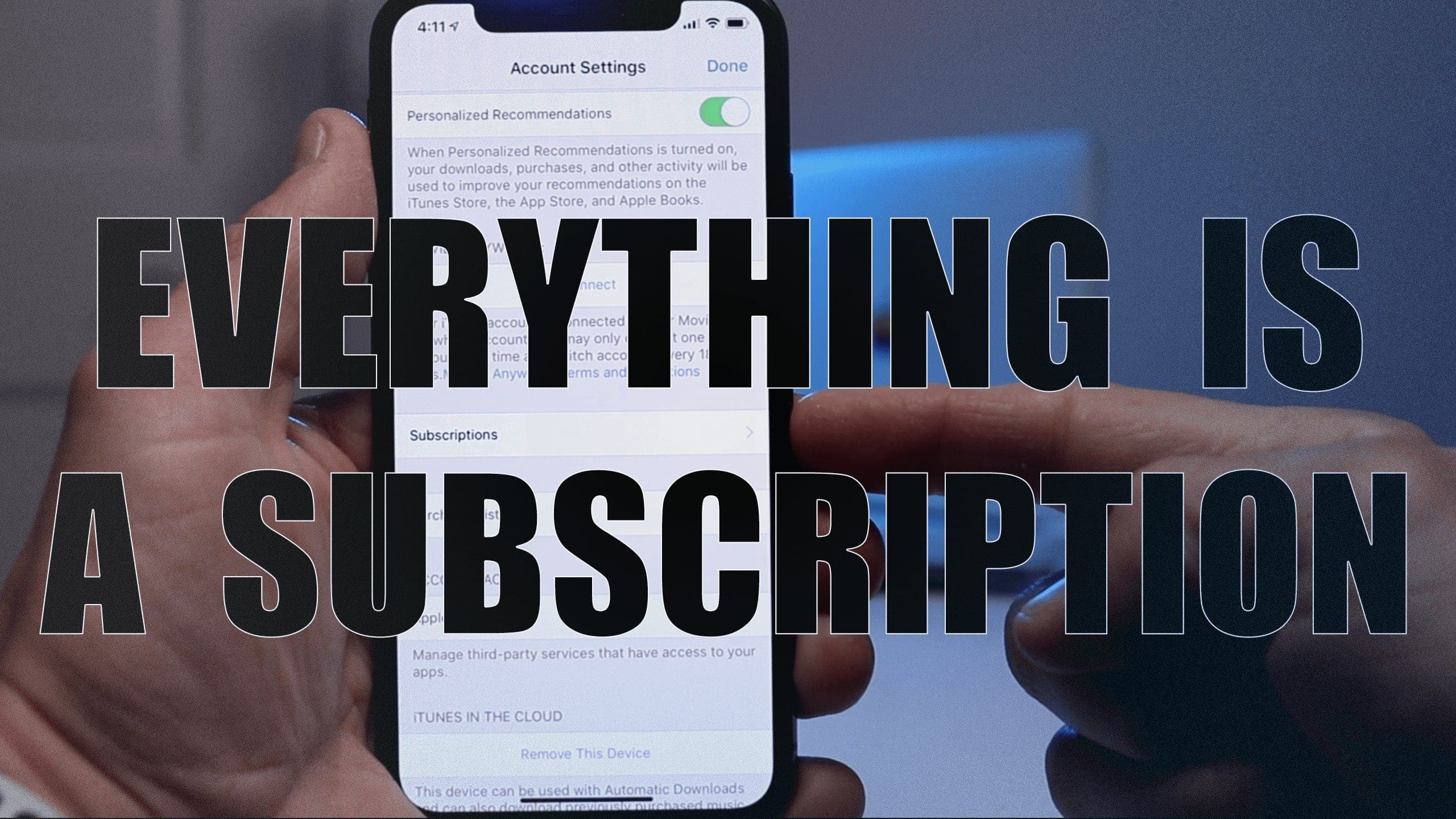 You can subscribe to just about anything these days ... but why?