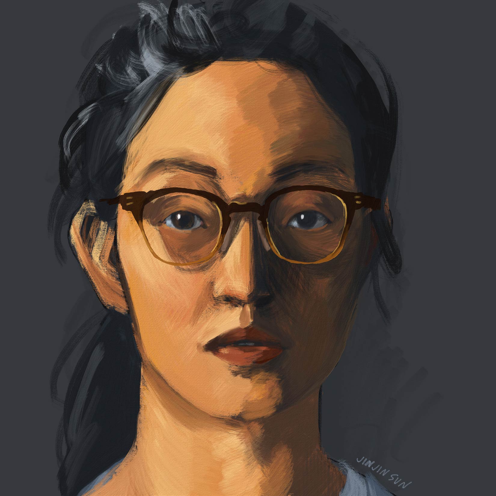example of painting in Adobe Fresco