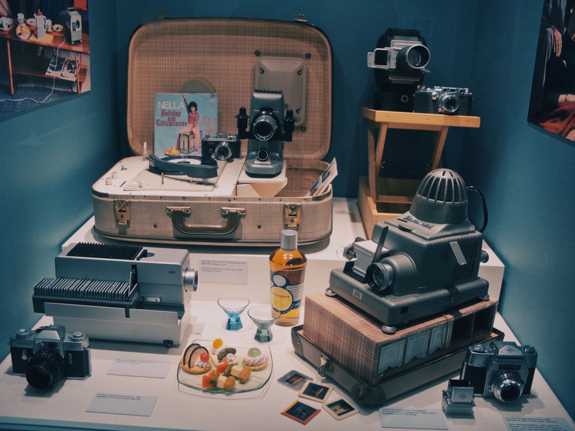 Old cameras and projectors