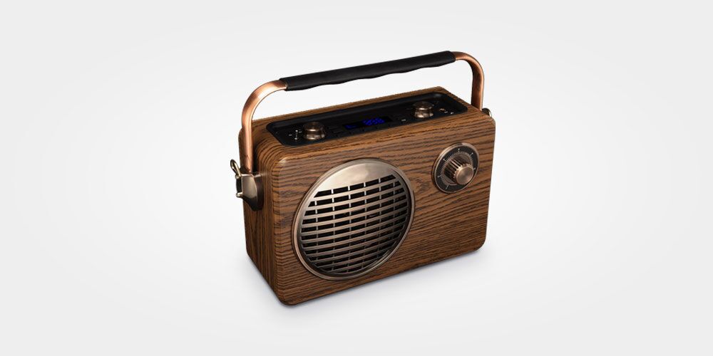 LuguLake Handheld Multi-Functional Retro Bluetooth Speaker