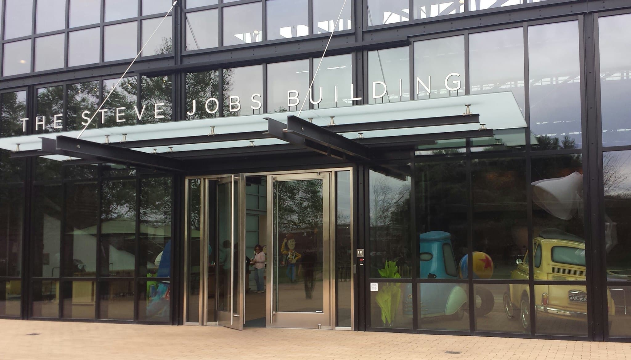Steve Jobs sweated the details of the Steve Jobs Building on the Pixar campus in Emeryville, California.