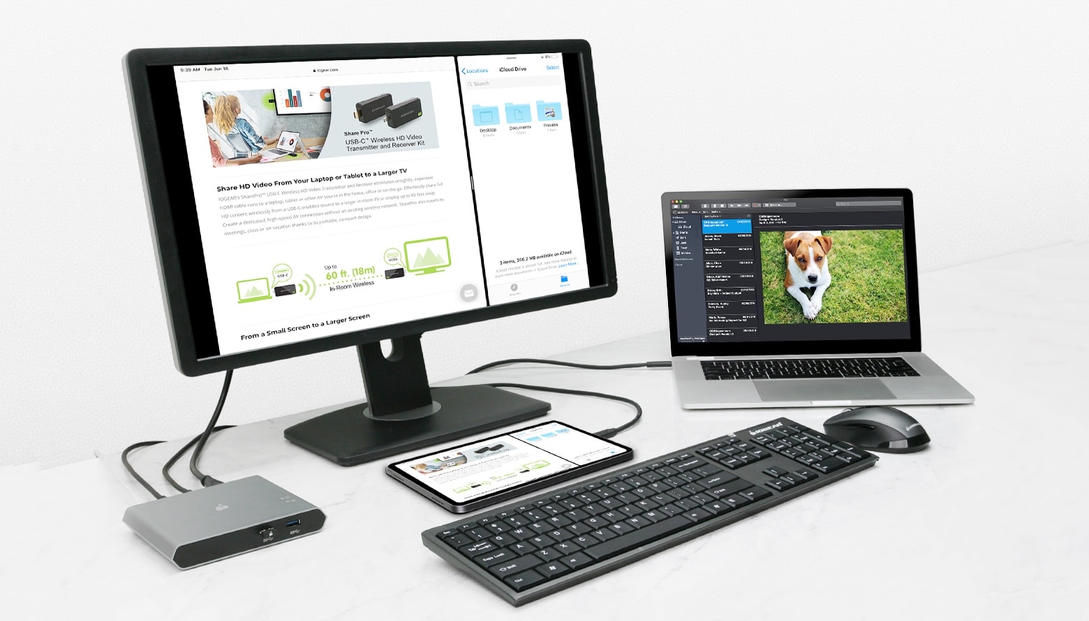 IOGear Access Pro 2-Port USB-C KVM Switch