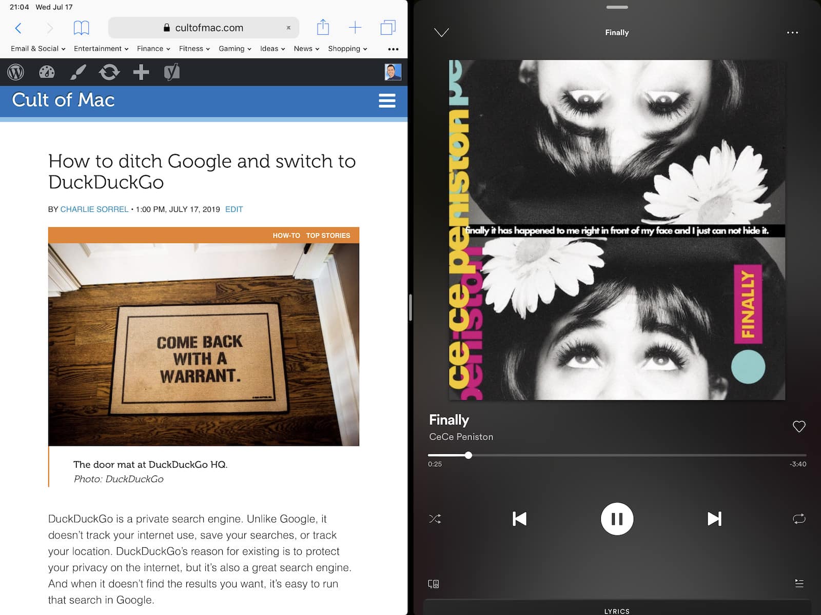 Spotify-iPad-Split-View