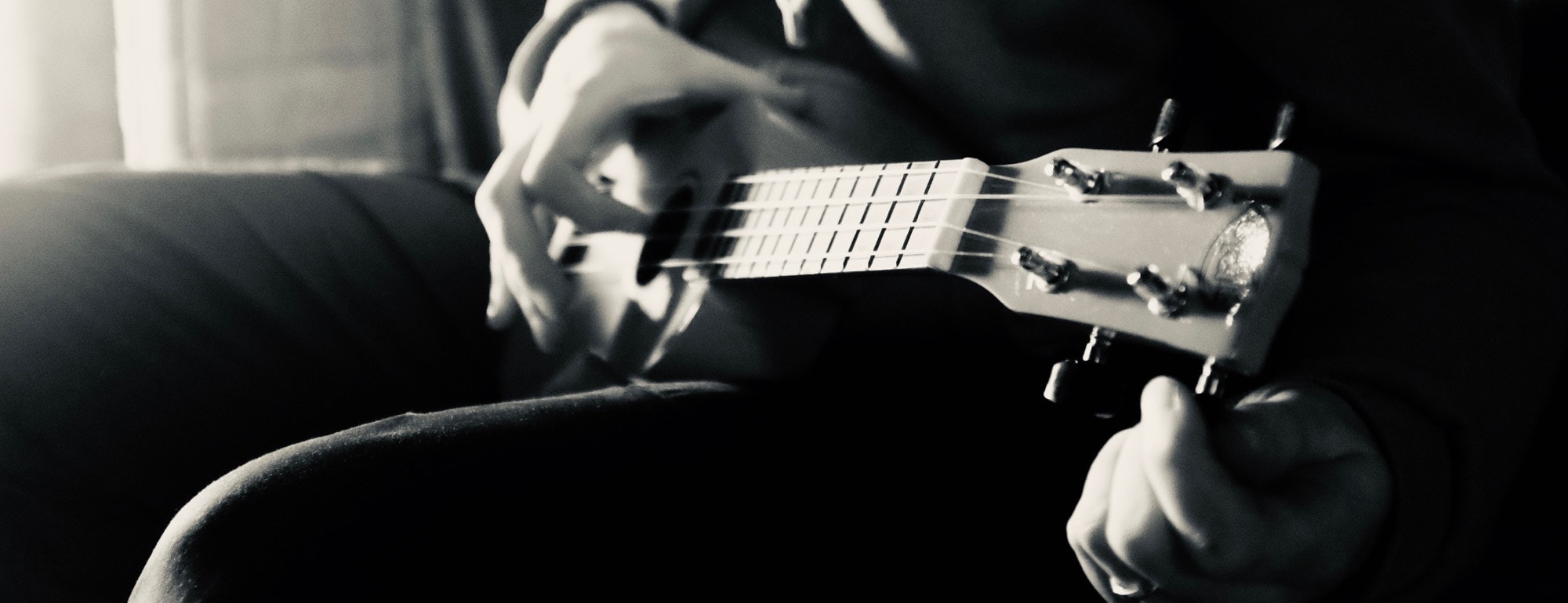 Tuning a ukulele