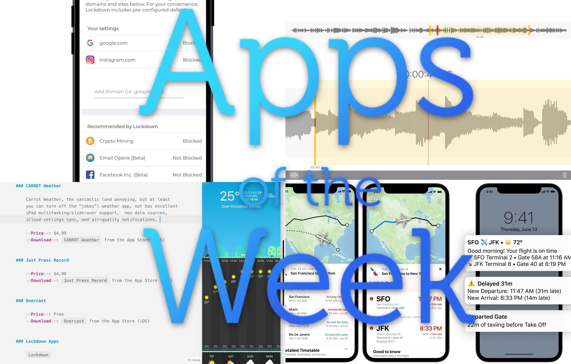 App screenshots