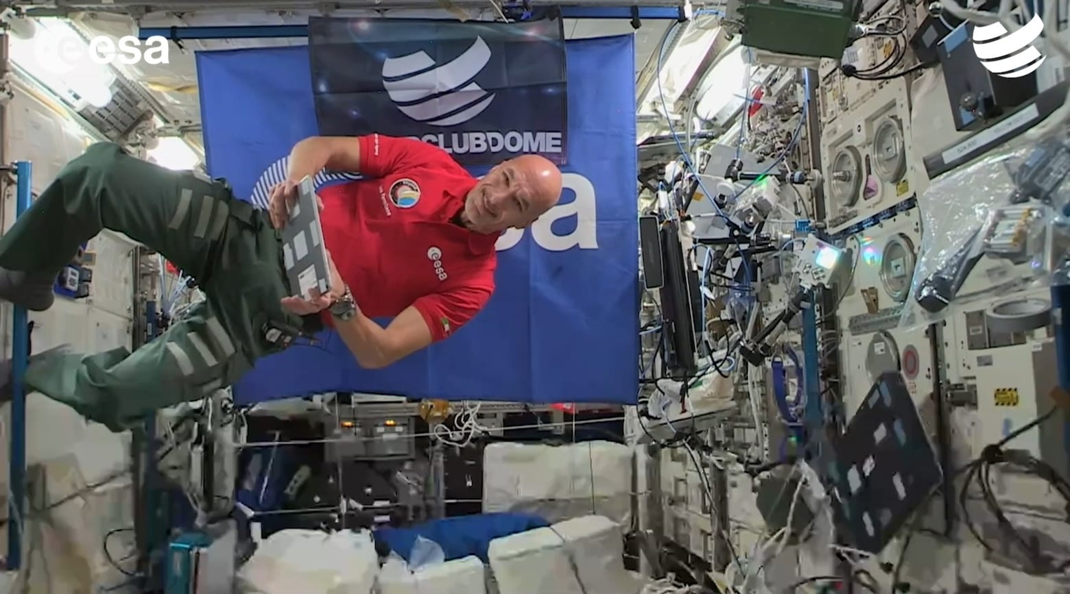 DJ astronaut from ISS