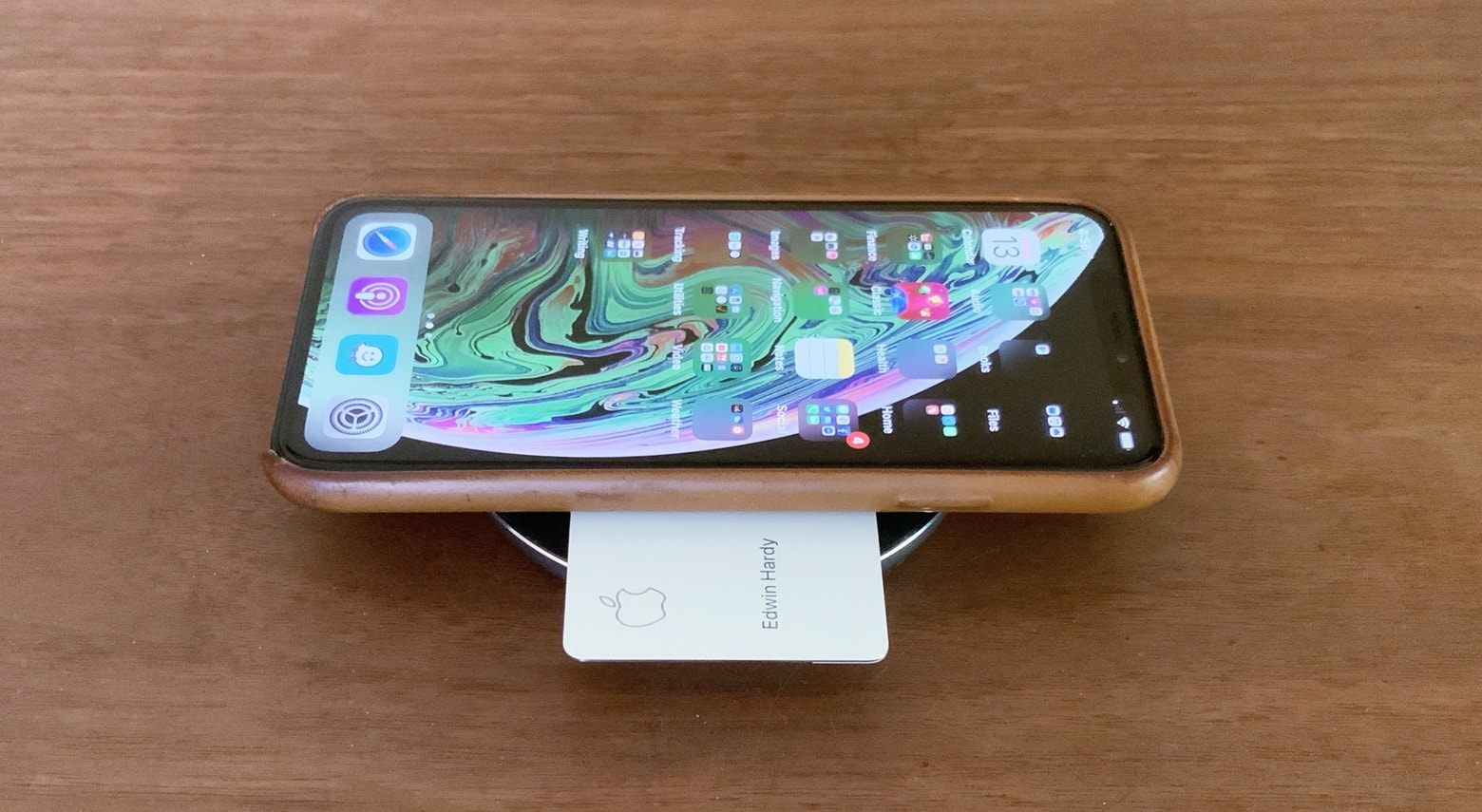 Apple Card with iPhone