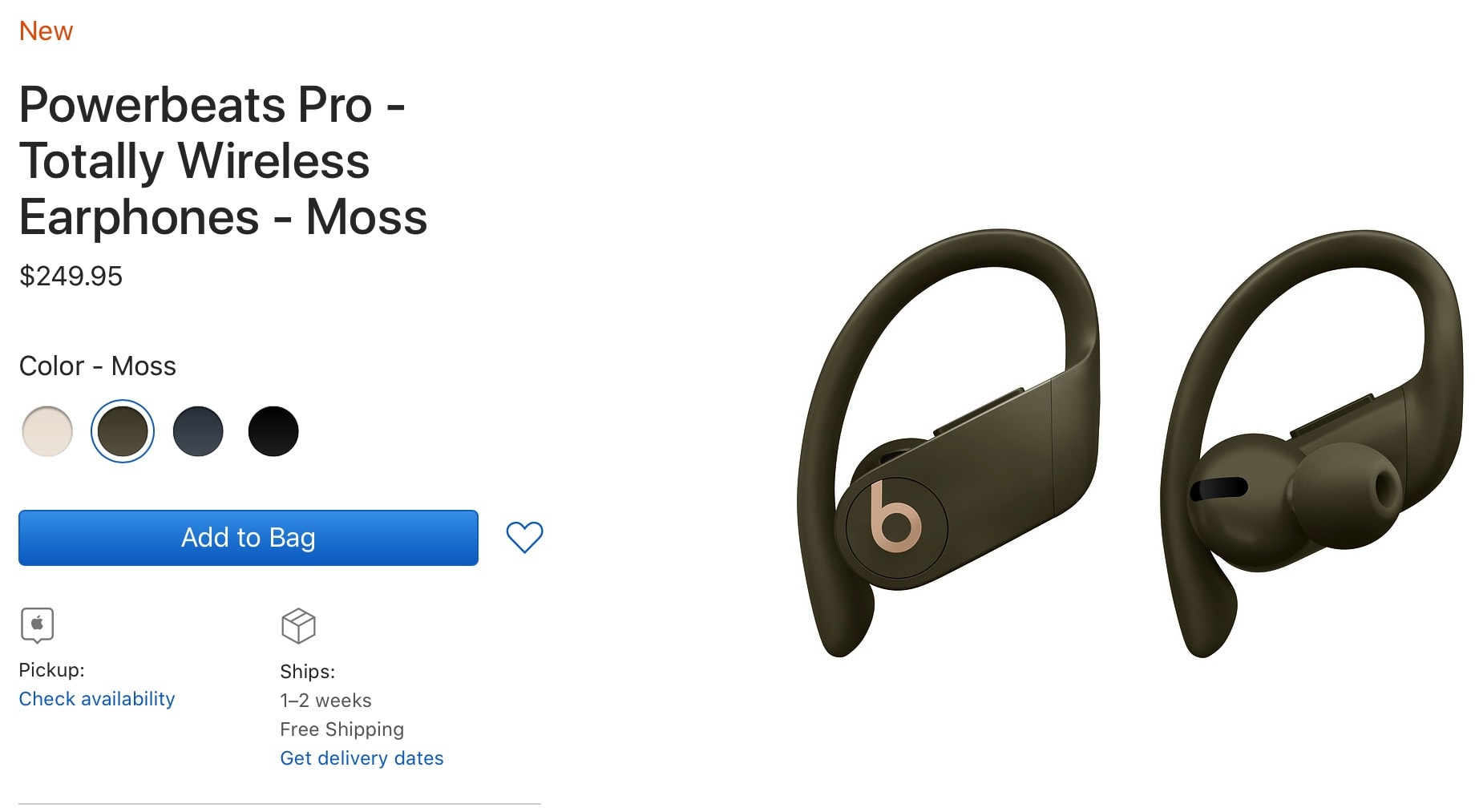 Powerbeats Pro Moss 1