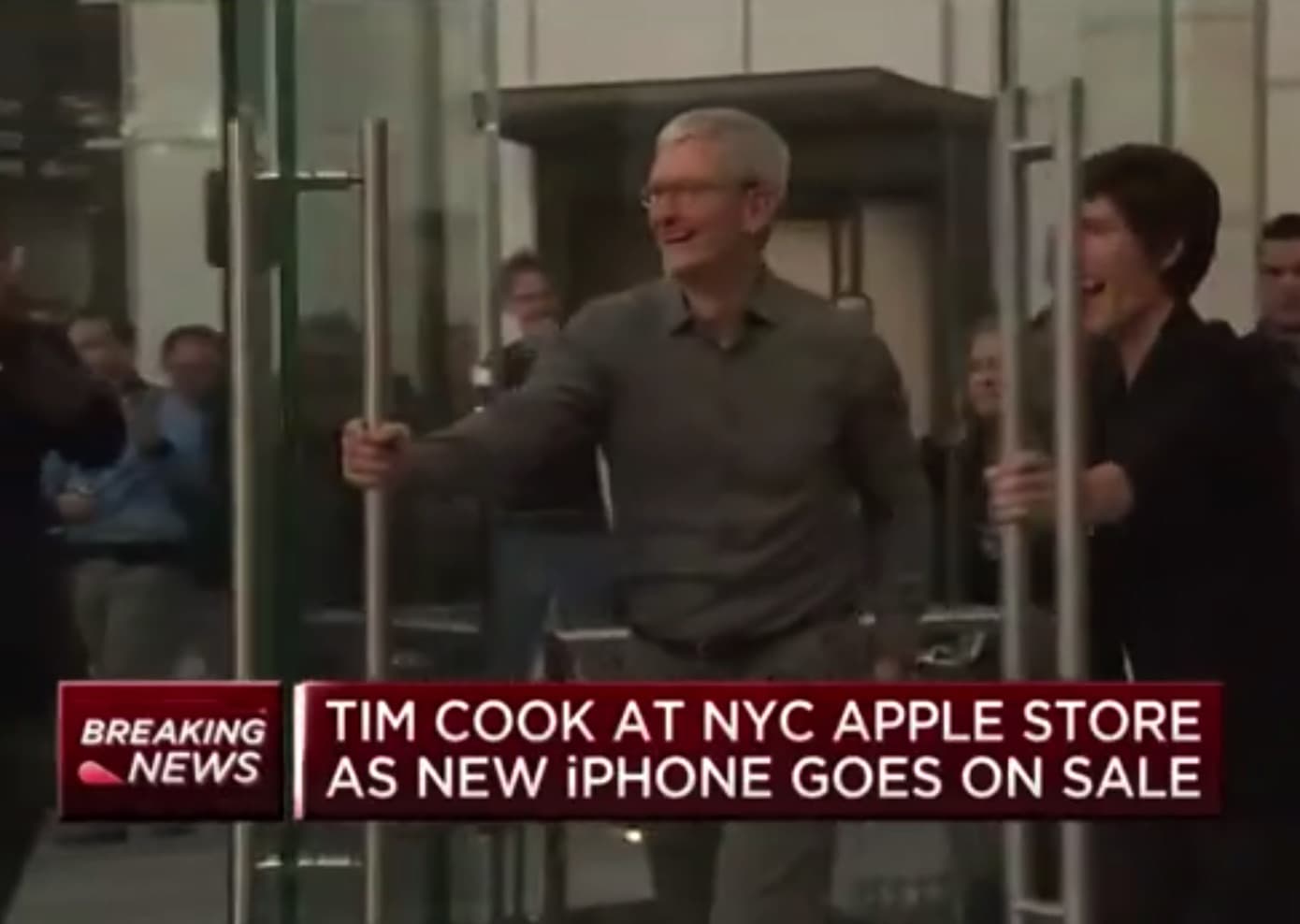 Tim Cook opens doors