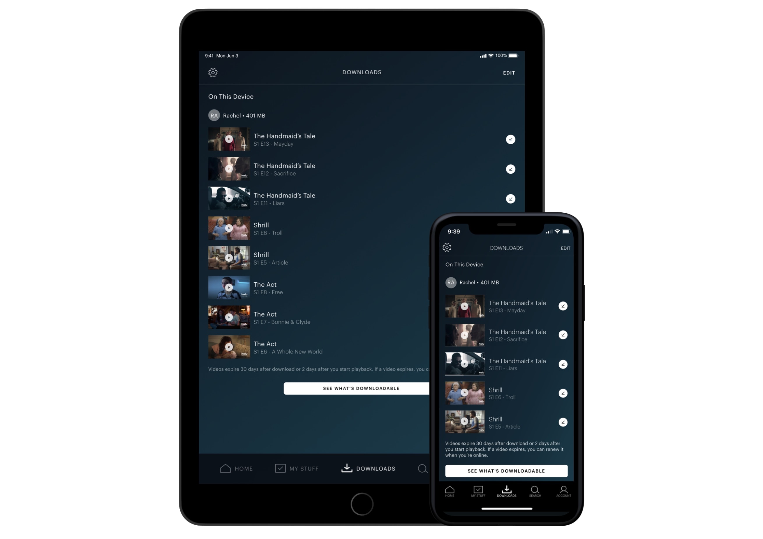 Hulu-offline-viewing